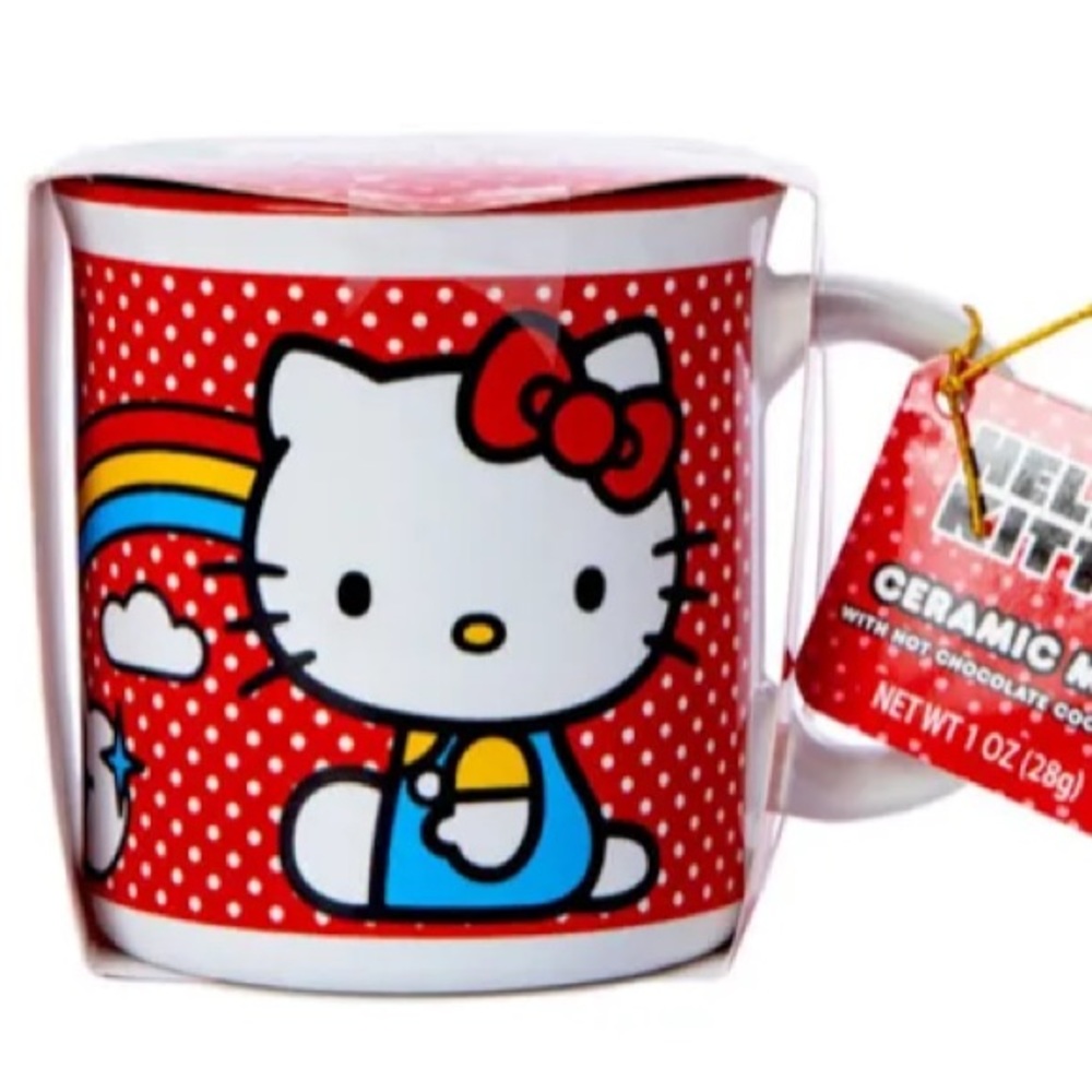Hello Kitty Mug with Hot Chocolate Cocoa Mix